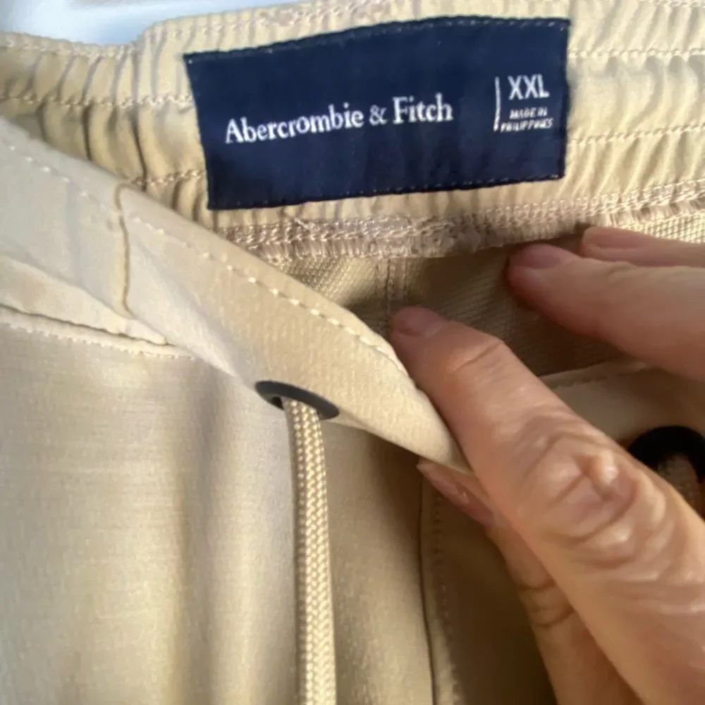 Abercrombie & Fitch Beige Joggers
